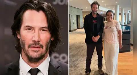 Periodista Milagros Leiva causa revuelo al revelar su inesperado encuentro con actor Keanu Reeves: "Me mira con esa mirada tan suya"