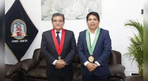 Presidente de la Corte del Santa recibió visita protocolar del alcalde de Nuevo Chimbote