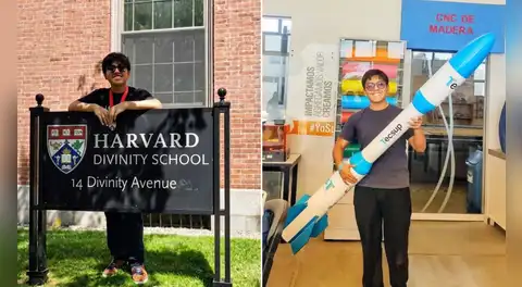 Joven peruano de 18 años enseñó a fabricar cohetes con agua, publicó en Harvard y ahora estudiará en una universidad de élite en EE.UU.