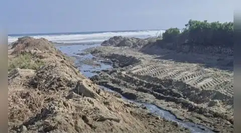 Asia enfrenta grave contaminación: aguas residuales llegan a la playa y vecinos exigen acciones urgentes