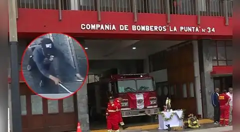 Roban la placa fundacional de bronce de compañía de bomberos en La Punta: tenía 82 años de historia