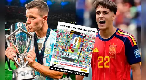 Giovani Lo Celso, Pau Cubarsí y otras estrellas del fútbol llegan al Álbum Panini con el Set de Actualización desde este 10 de julio