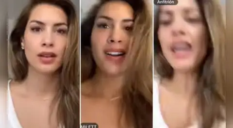 Milett Figueroa pierde el control tras ser sorprendida por temblor durante su primera transmisión en vivo