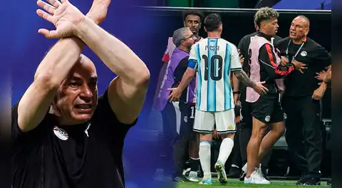 DT de Egipto revela el motivo de su polémico gesto y el cruce con Lionel Messi: "Terminó llorando porque la pasaba mal"