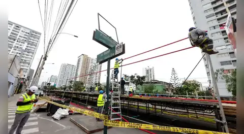 Gran Parada Militar 2026: así avanzan los trabajos en la av. Brasil para el desfile por Fiestas Patrias