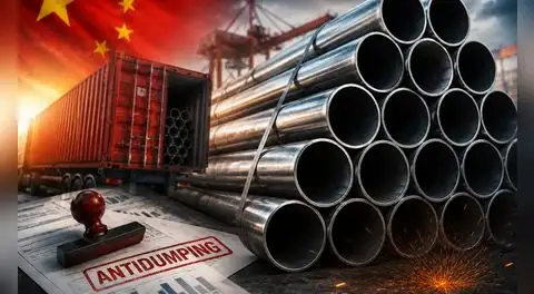 Perú aplicará sobretasa a tubos de acero de China durante cinco años tras decisión de Indecopi