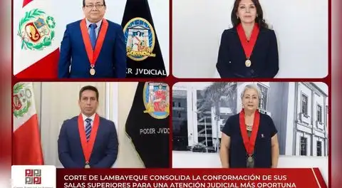 Corte de Lambayeque consolida sus Salas Superiores para fortalecer la atención judicial