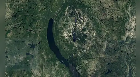 Un hombre encuentra en Google Maps un cráter de meteorito de 390 millones de años y los científicos confirman el hallazgo