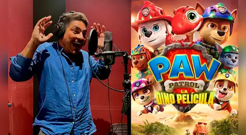 Erick Elera sorprende lejos de ‘Al fondo hay sitio’ y debuta en el doblaje con la nueva película de ‘PAW Patrol’