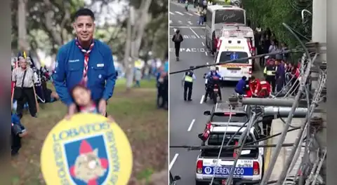 Padre de familia termina en UCI tras caer de bus en Jesús María: "La puerta se abrió y resbaló"