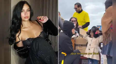Janick Maceta queda en shock por la belleza de una niña en Cajamarca durante ayuda social:  “¡Qué hermosa, por Dios!”