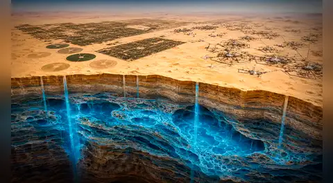 Bajo el Sahara yace uno de los mayores recursos hídricos de la Tierra que sorprende a los científicos: posee tanta agua como un "océano"