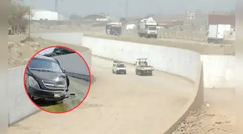 Conductores en Huaycoloro utilizan canal antihuaicos como 'atajo' de la avenida Ramiro Prialé pese a estar prohibido