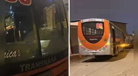 Atacan bus de la empresa Nueva América en San Juan de Miraflores: conductor resultó herido