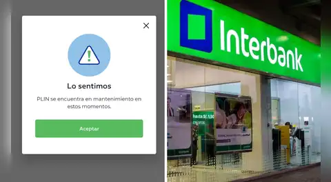 Se cayó Plin: Interbank confirma inconvenientes para acceder al aplicativo hoy jueves 23 de julio