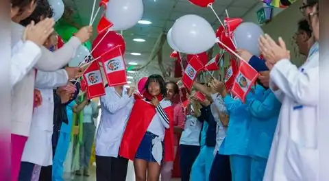 "Me voy celebrando la vida": niña pucallpina de 13 años toca la campana de la victoria tras vencer la leucemia