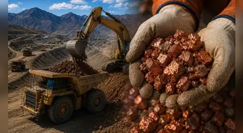 Producción de cobre creció 2,6% en mayo de 2026: conoce qué departamentos lideraron el avance