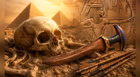 Los huesos de 5 princesas del Antiguo Egipto rompen un mito centenario: las armas no eran solo símbolos funerarios