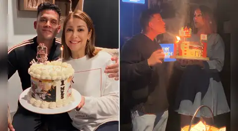 Karla Tarazona expone edad que cumple Christian Domínguez tras celebrarlo juntos: "Como te prometí..."