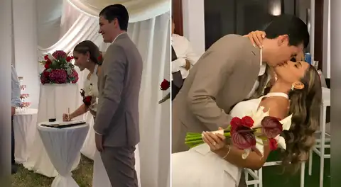 Querida conductora de TV Andrea Arana se casó en emotiva ceremonia: así fue su romántica boda