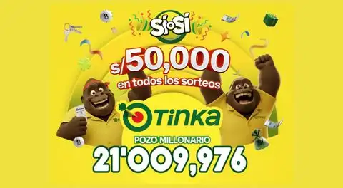 Resultados de La Tinka del domingo 26 de julio: consulta los números ganadores, premios del Pozo Millonario, boliyapa, S/50.000 y más
