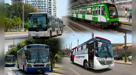 Fiestas Patrias 2026: conoce los horarios del Metropolitano, Línea 1 y 2 del Metro, Corredores y Aerodirecto durante el 28 y 29 de julio