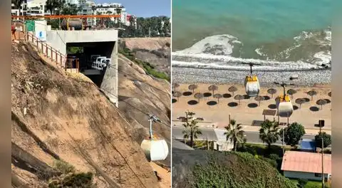 Inician pruebas del teleférico de Miraflores: así luce el proyecto millonario que conectará la playa Redondo desde agosto