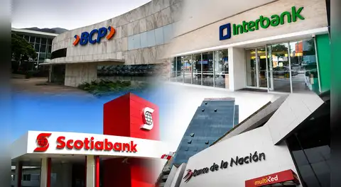Horario de atención de los bancos para el martes 28 y miércoles 29  de julio: BCP, Interbank, Scotiabank, Banco de la Nación y más