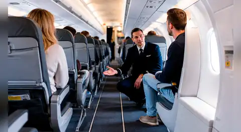Un azafato revela la clave para conseguir más espacio en el avión sin pagar por un mejor asiento