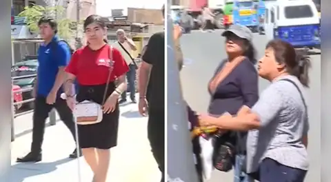 Ambulantes hostigan a mujer invidente por exponer obstáculos para caminar por la vía pública en VES: “Así pasa todos los días”