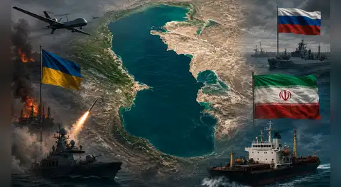 El lago más grande del mundo, rico en petróleo y gas, se convierte en un nuevo escenario de guerra entre Rusia, Ucrania e Irán