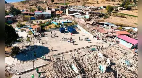 Reconstrucción en Junín tardaría hasta 6 meses tras sismo: piden S/140 millones para colegios y postas