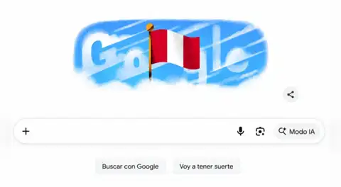 Google dedica animación especial al Perú por su 205.° aniversario de la Independencia Nacional este 28 de julio