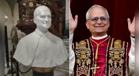 Papa León XIV estuvo presente de forma simbólica en la Misa y Te Deum 2026 con un busto en la Catedral de Lima