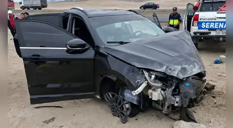 Tragedia en Fiestas Patrias: dos mujeres fallecen tras despiste de auto en la Panamericana Norte en Áncash