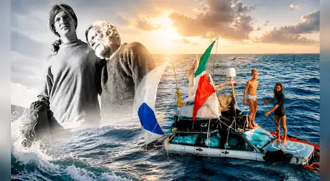 Un deseo familiar impulsó una hazaña inédita: 2 hermanos transformaron su auto en barco para cruzar el Atlántico en 119 días y honrar a su padre