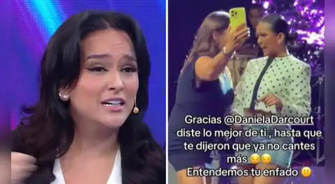 Daniela Darcourt rompe su silencio tras ser sacada del escenario en pleno concierto en Europa: “Una falta de respeto”