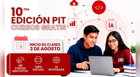 ¡Gran oportunidad! UNI ofrecerá más de 80 cursos gratuitos de inteligencia artificial, programación y ciberseguridad