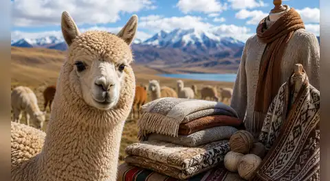 Fibra de alpaca: Perú produjo más de 4.700 toneladas en 2025 y exportaciones crecieron 9,1%