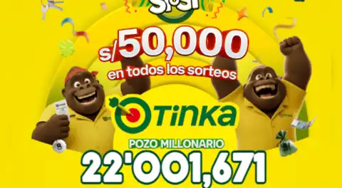 Resultados de La Tinka de hoy domingo 2 de agosto: números ganadores, premios del Pozo Millonario, boliyapa, S/50.000 y más