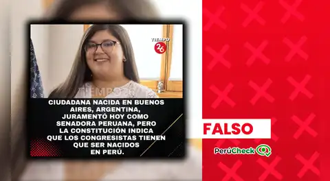 Es falso que Romina Uribe esté impedida de integrar el Congreso por haber nacido en Argentina