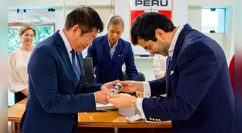 Visita ilustre: Comite Olímpico Peruano recibió al presidente de la Federación Internacional de Gimnasia, Morinari Watanabe