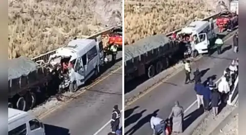 Tragedia en Cusco: sube a 13 la cifra de fallecidos tras choque entre miniván y tráiler en Espinar