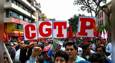 Este 13 de agosto, la CGTP se moviliza contra posibles cambios en la normativa laboral