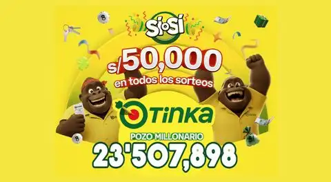 Resultados de La Tinka del miércoles 13 de agosto: números ganadores, premios del Pozo Millonario, boliyapa, S/50.000 y más