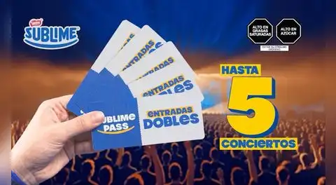 Sublime sortea entradas para conciertos: ¿cómo participar?