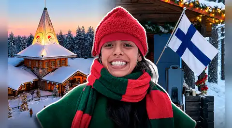 Cada Navidad deja España y viaja a la tierra de Papá Noel para trabajar como “elfa”: la peculiar historia de una colombiana de 26 años