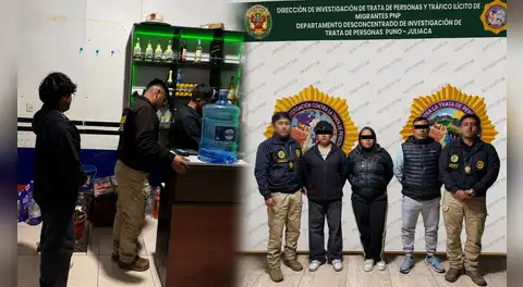 Operativo en Juliaca: rescatan a tres mujeres y detienen a tres hombres por presunta trata de personas en un bar
