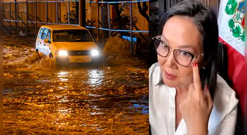 Keiko Fujimori dio consejos de belleza mientras Lima Sur se inundaba: "Me pongo humectante, no tengo colágeno"
