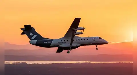Suecia quiere adelantarse a China en la carrera por la aviación eléctrica: el prototipo de más de 11 toneladas que voló 27 minutos y gastó solo US$5